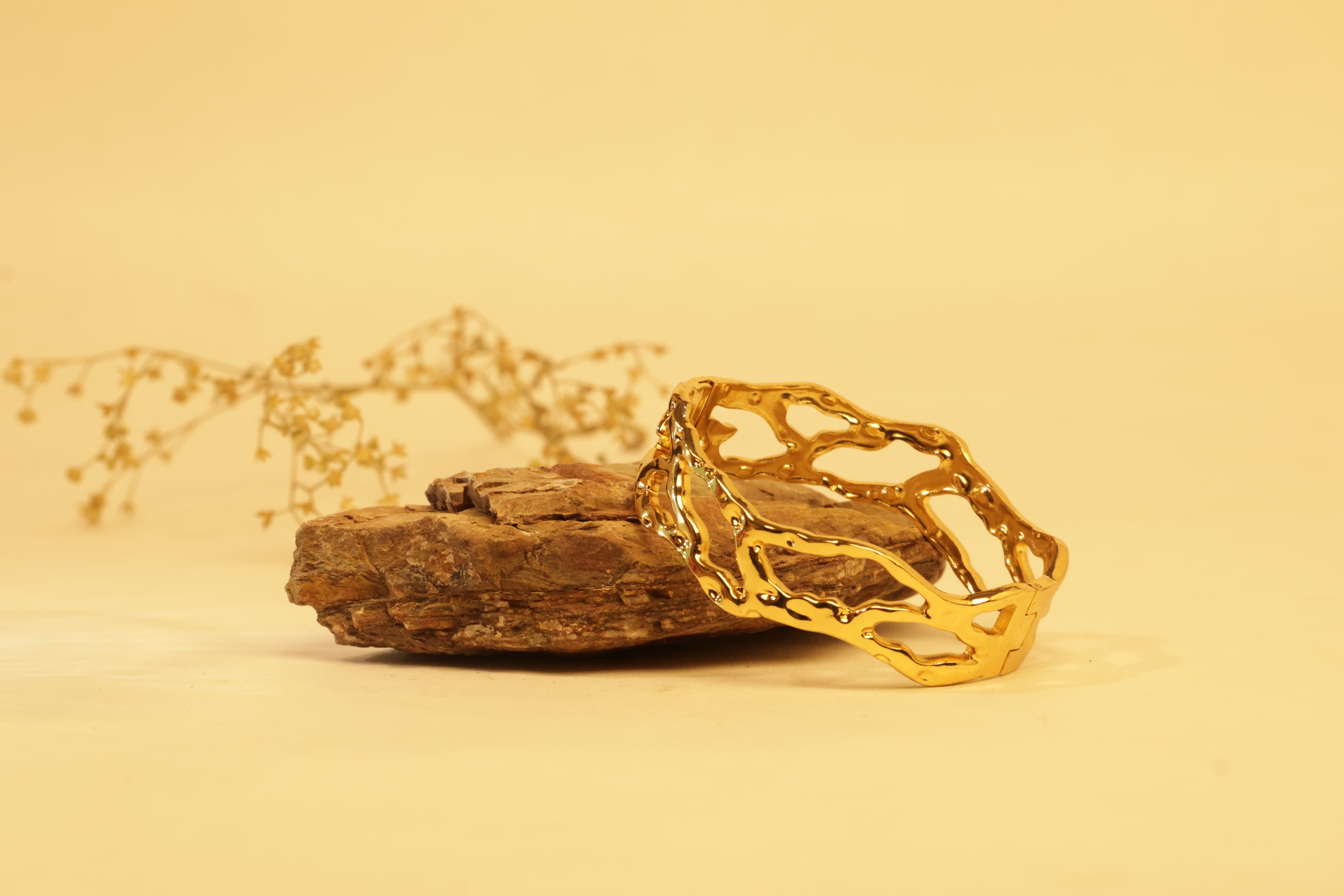 Golden Vine Bangle