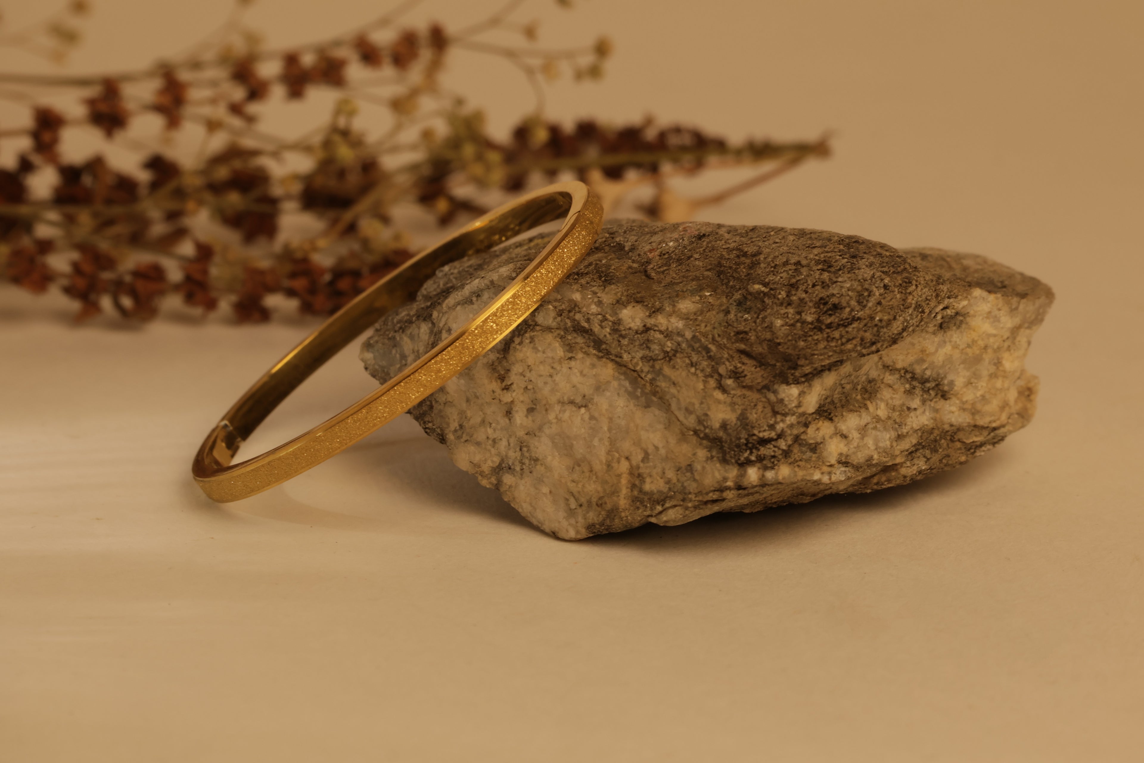 Gilded Sand Bangle