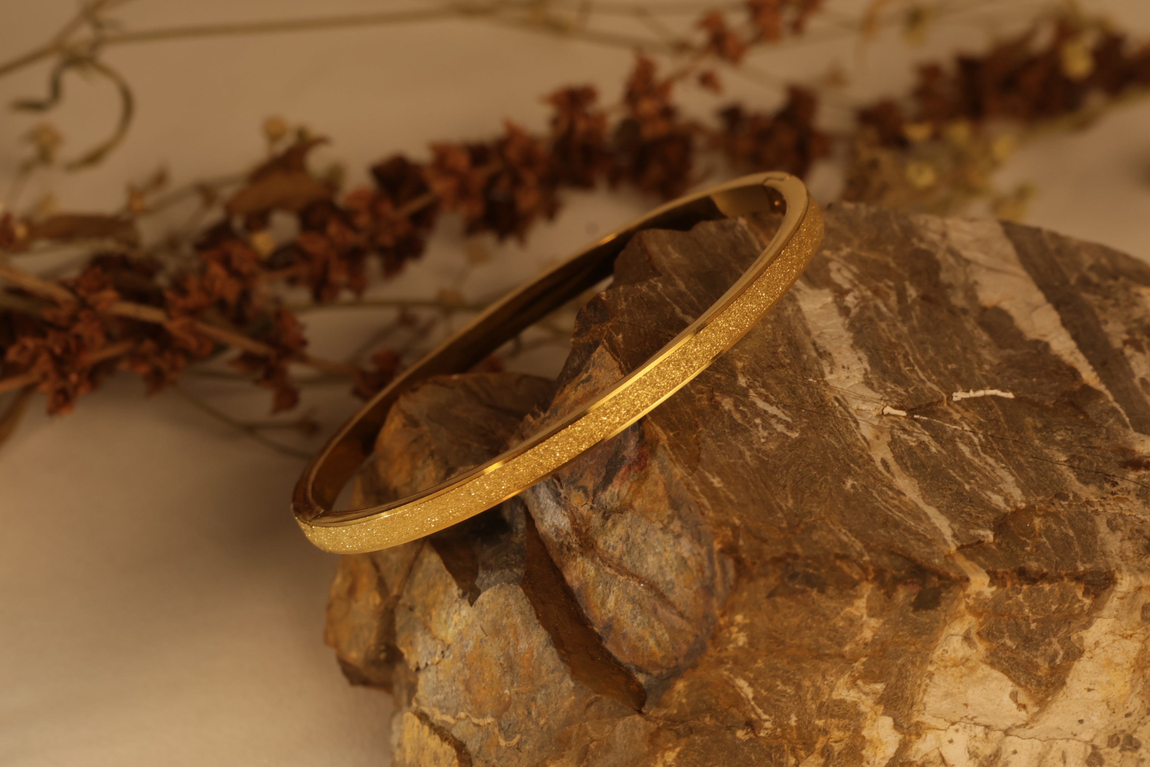 Gilded Sand Bangle