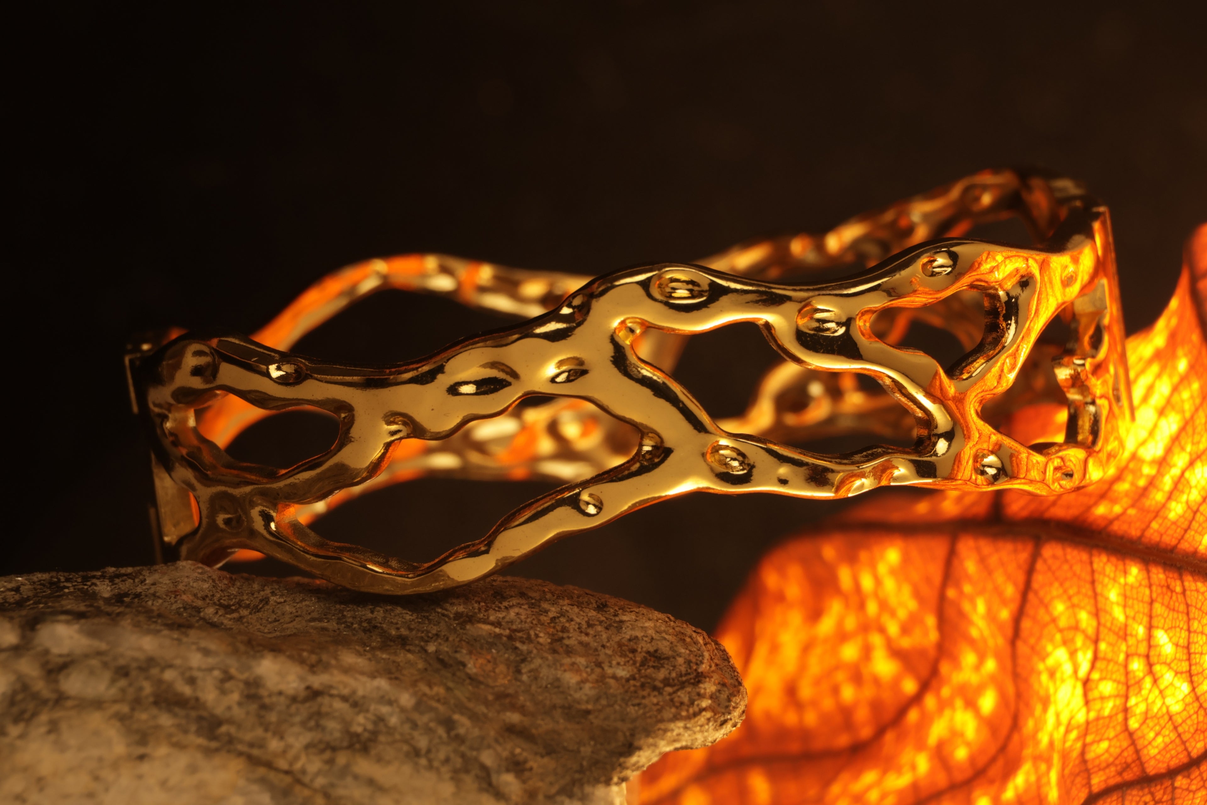 Golden Vine Bangle