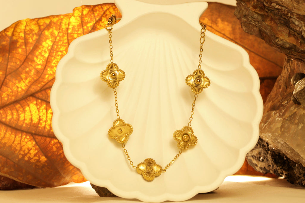 Golden Clover Bracelet