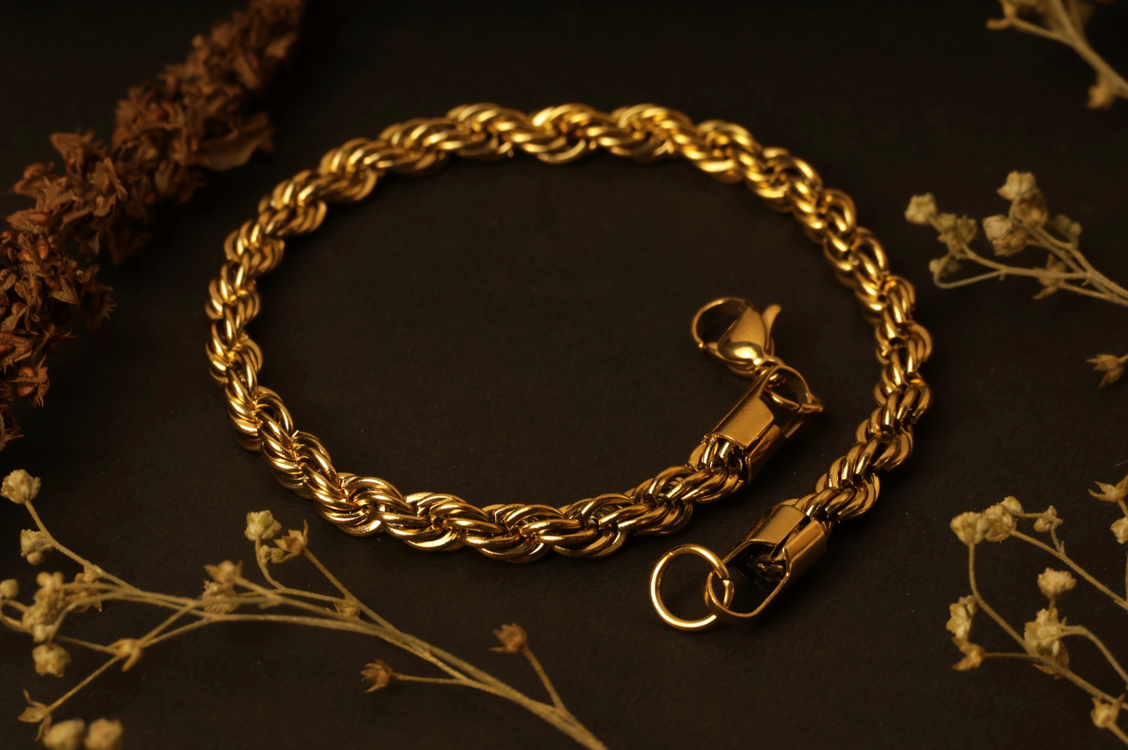 Gilded Twist Bracelet