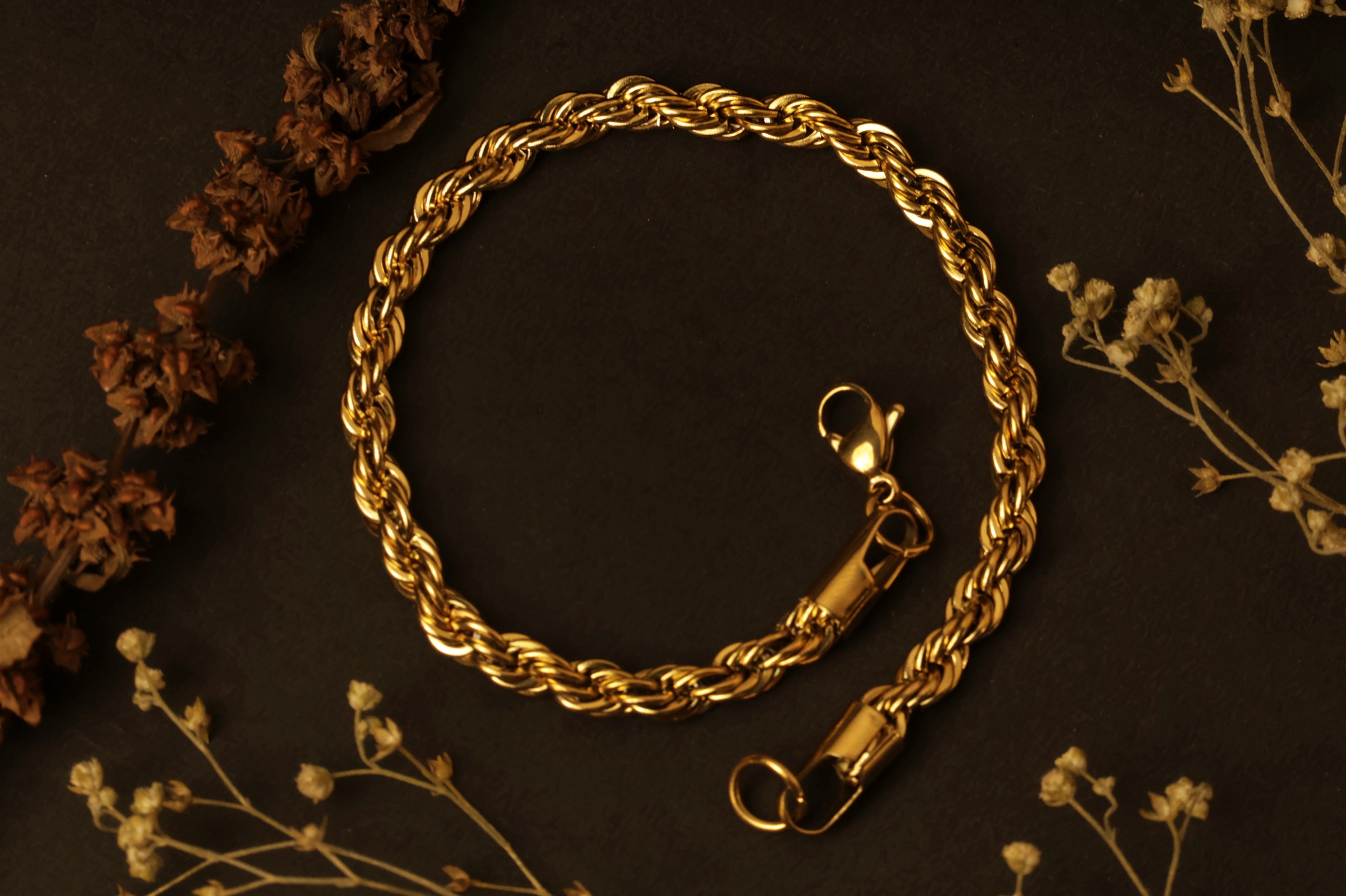 Gilded Twist Bracelet