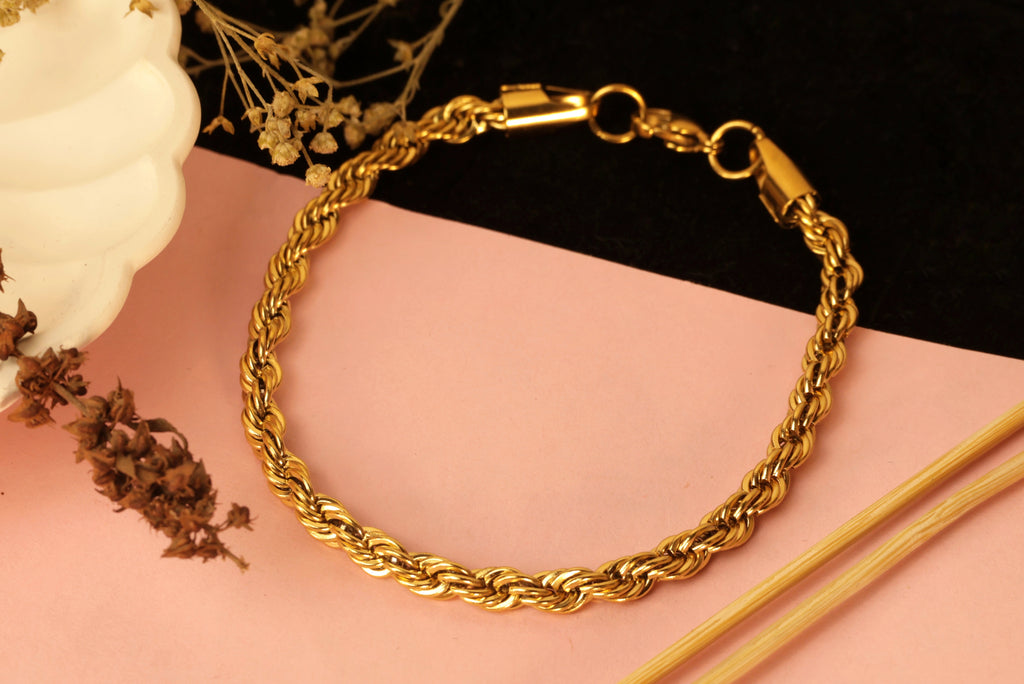 Gilded Twist Bracelet
