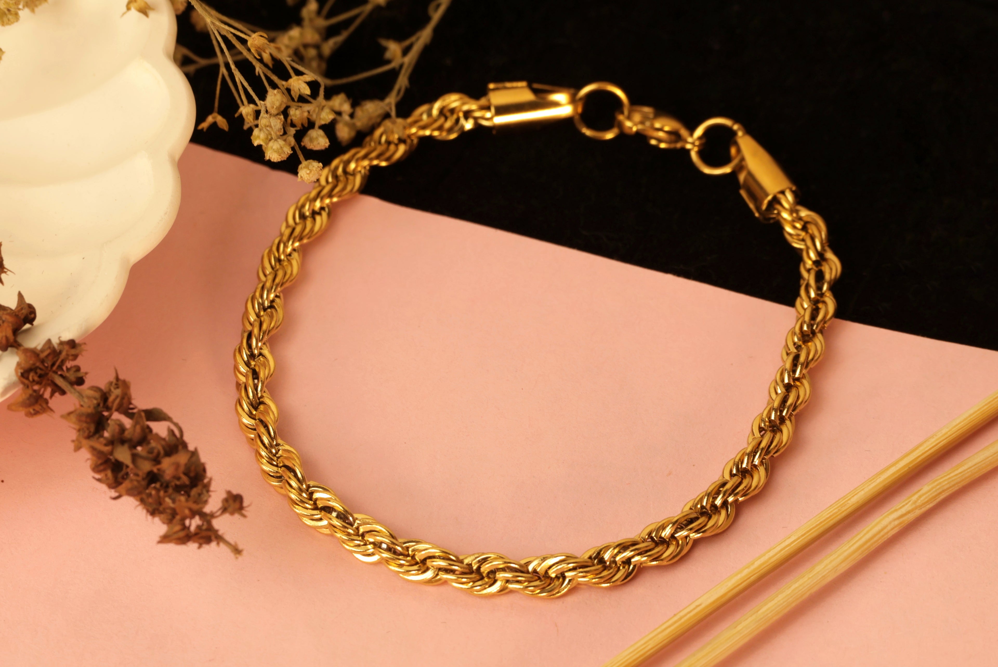 Gilded Twist Bracelet