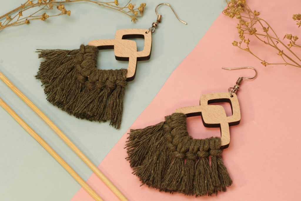 Olive Branch Earrings