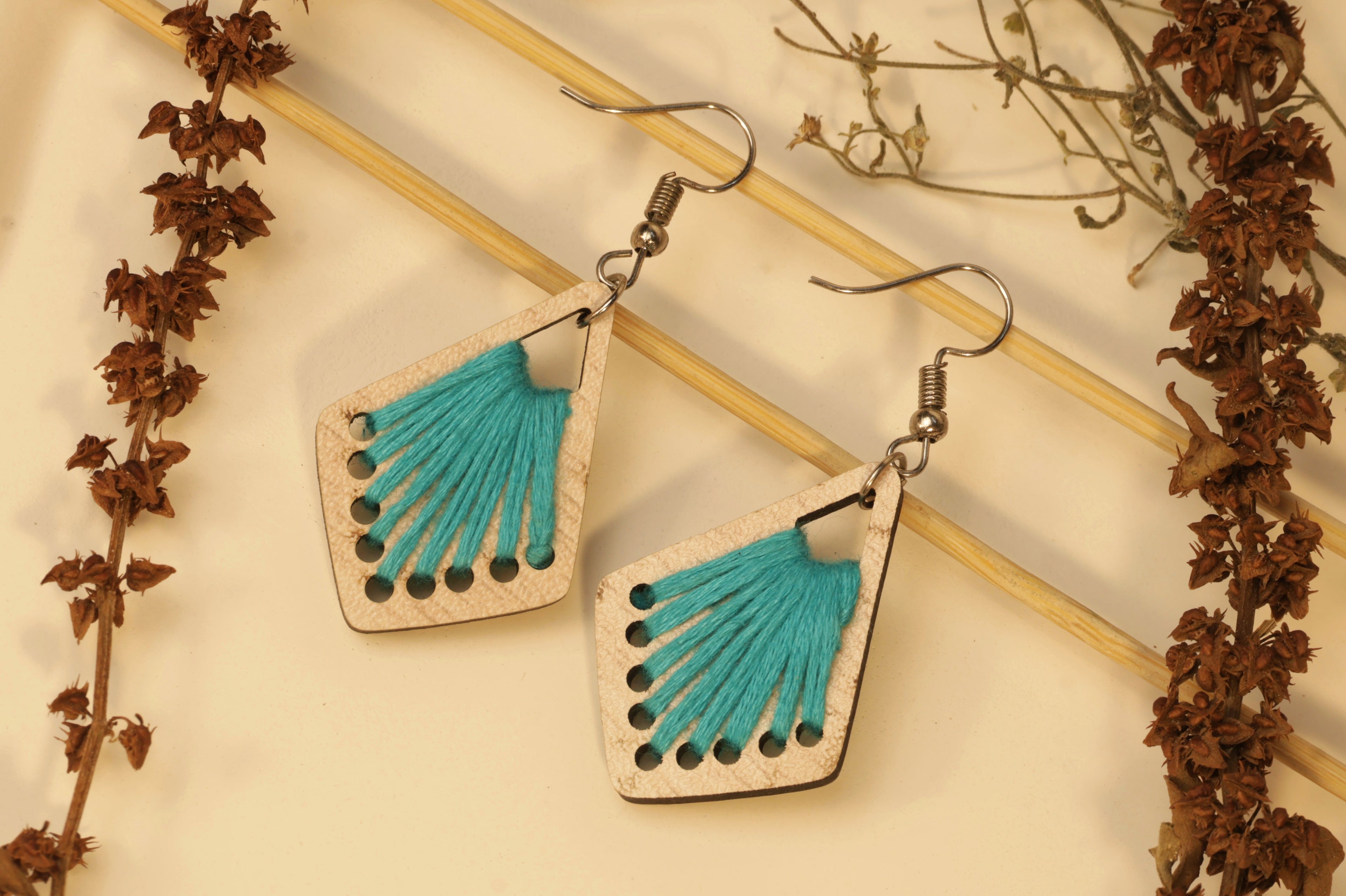 Aqua Fan Dangles
