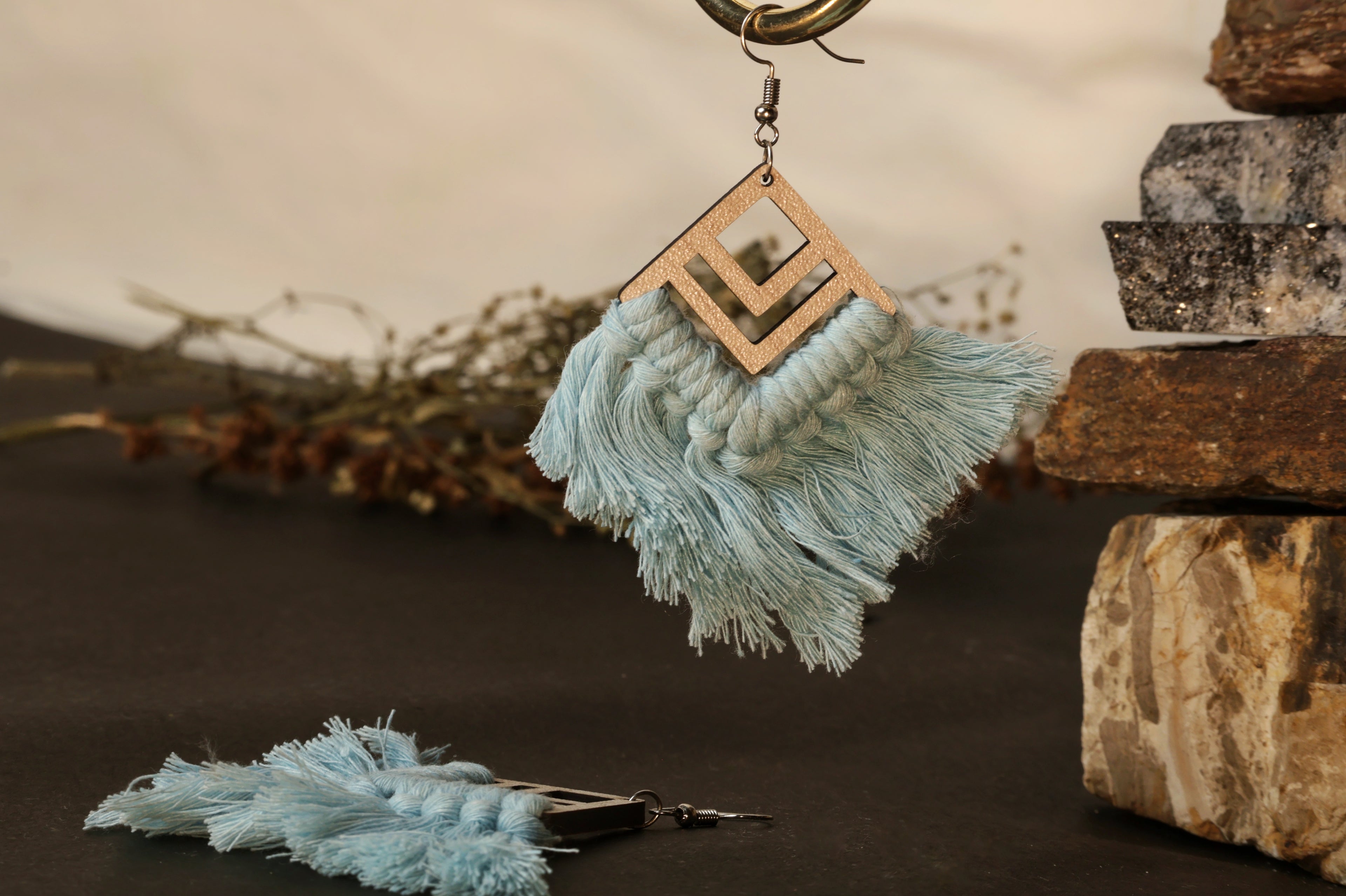 Serene Sky Tassels