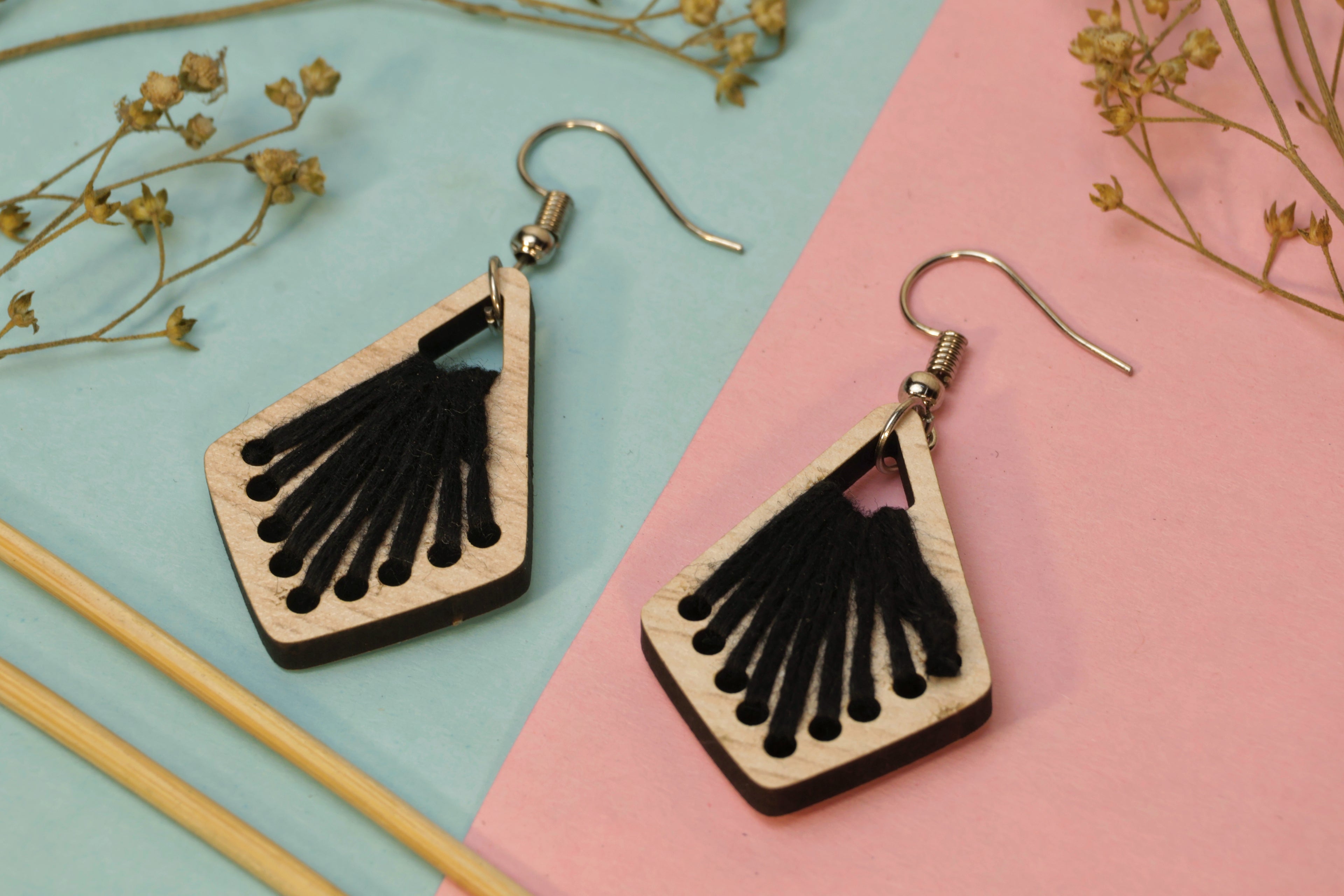 Noir Fan Dangles