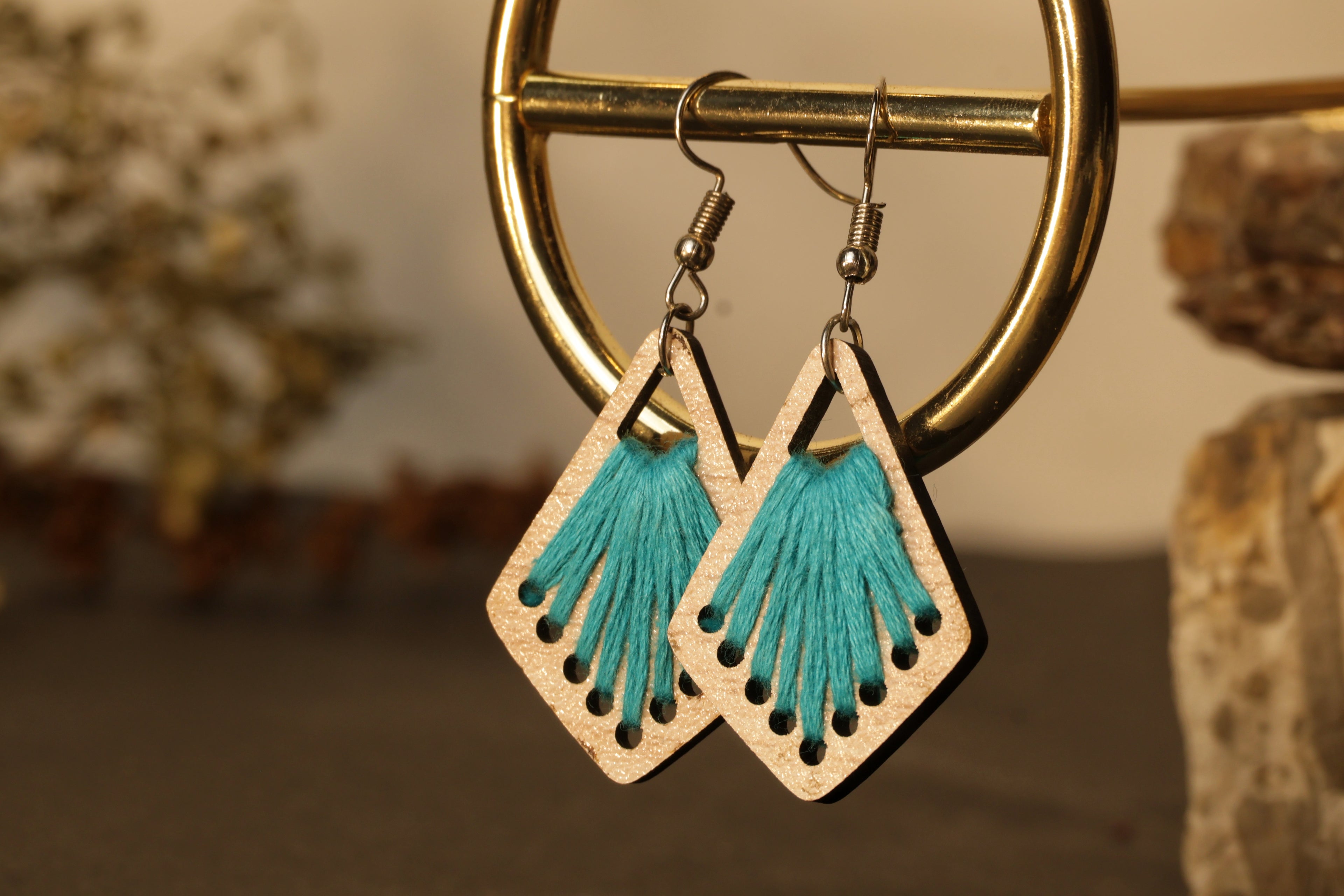 Aqua Fan Dangles