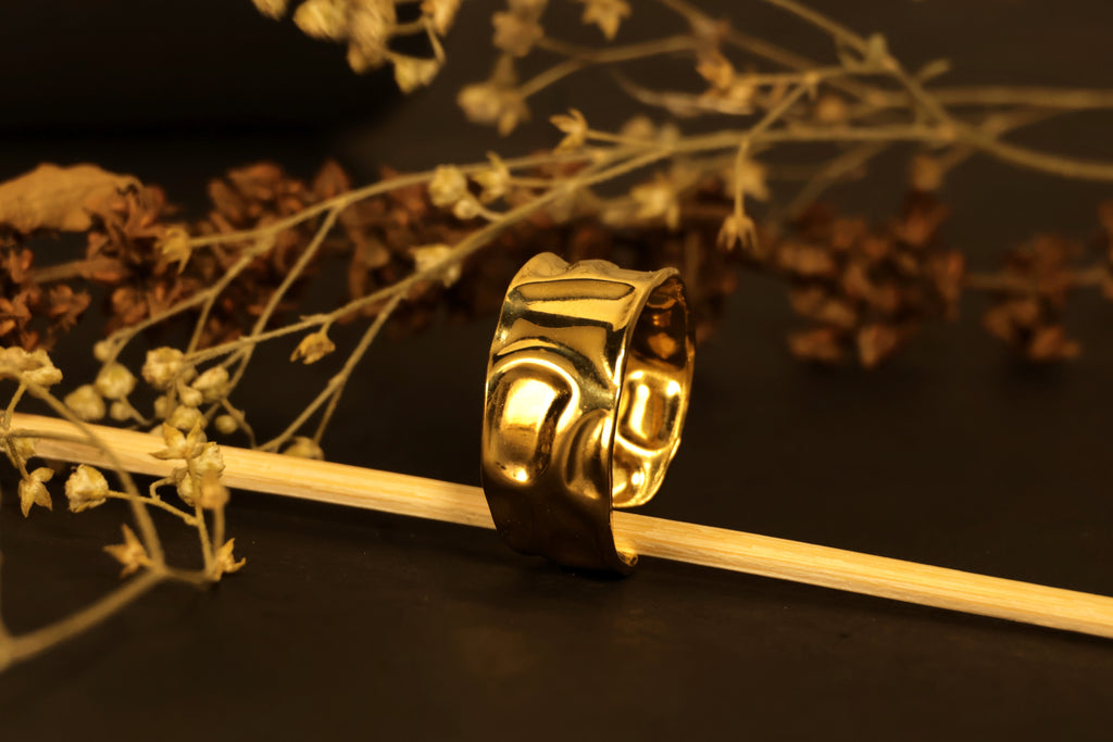 Molten Gold Ring