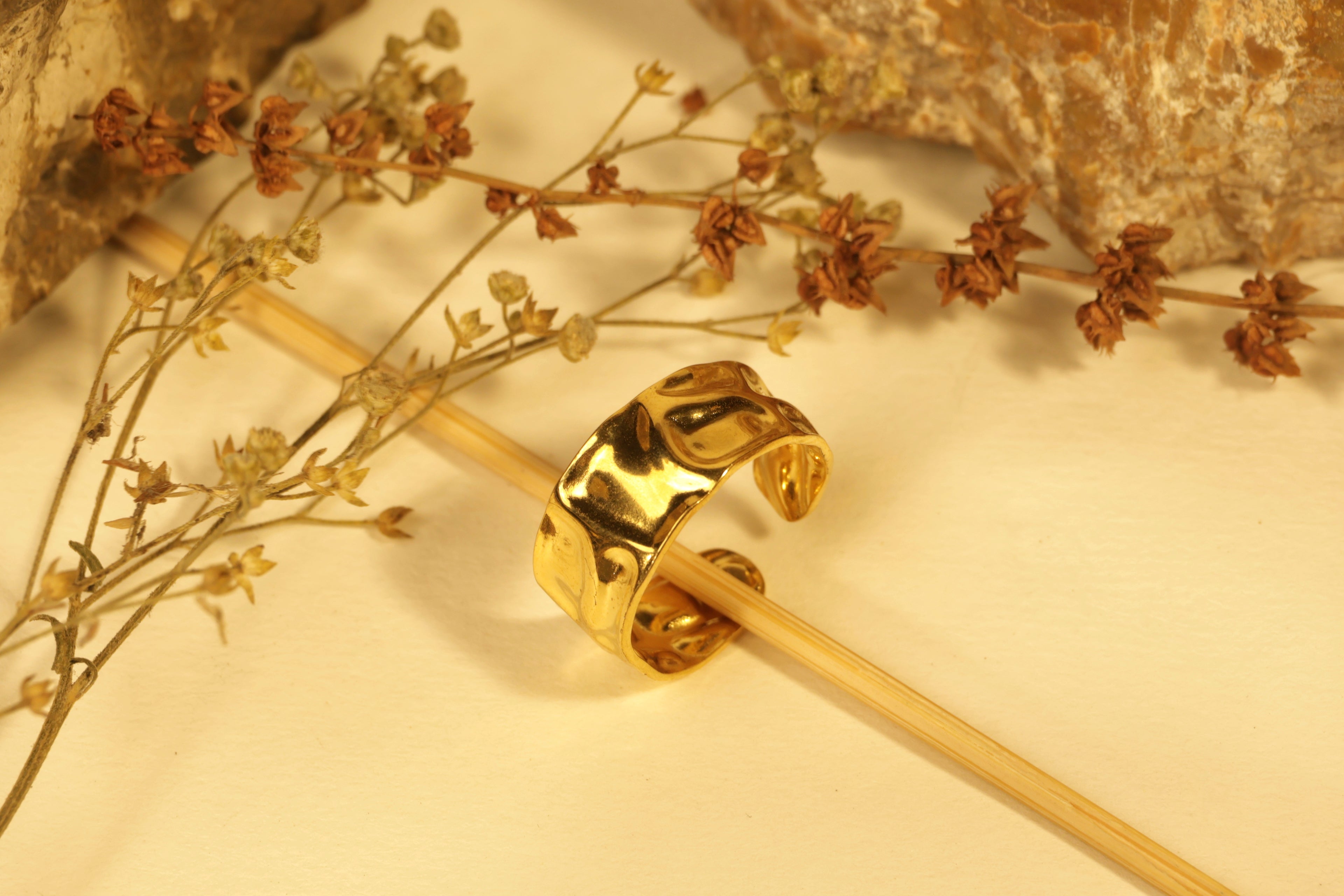 Molten Gold Ring