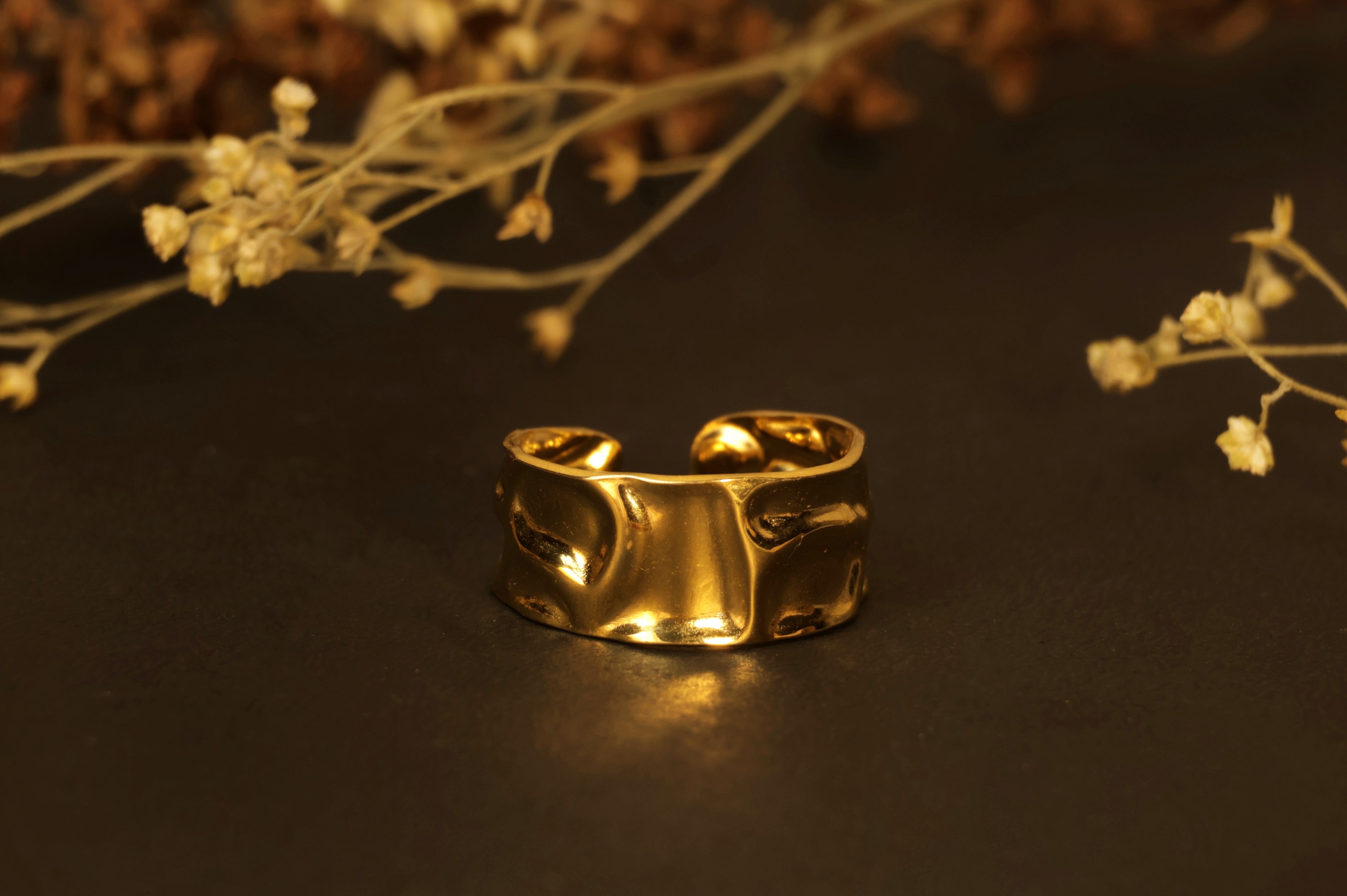 Molten Gold Ring