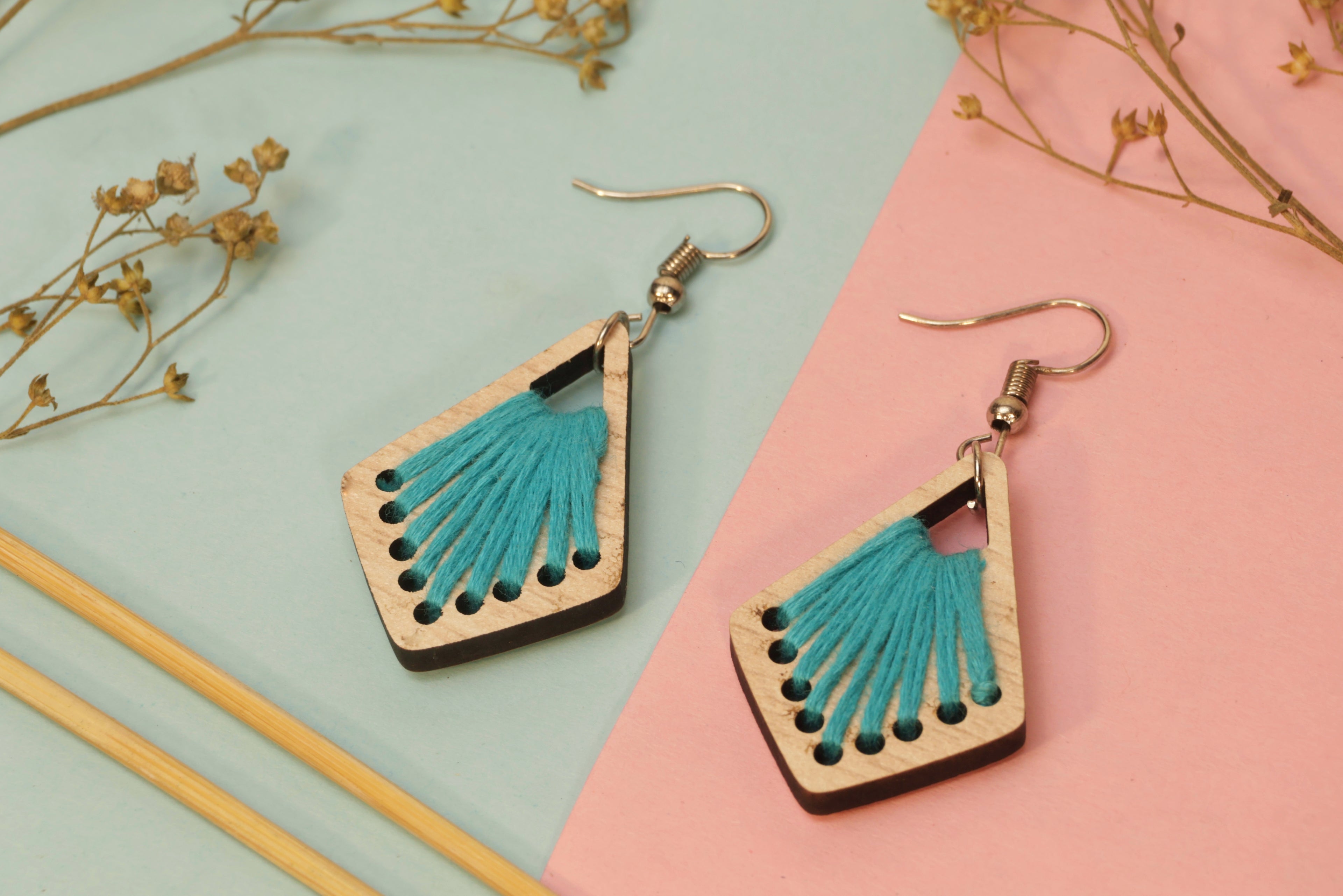Aqua Fan Dangles
