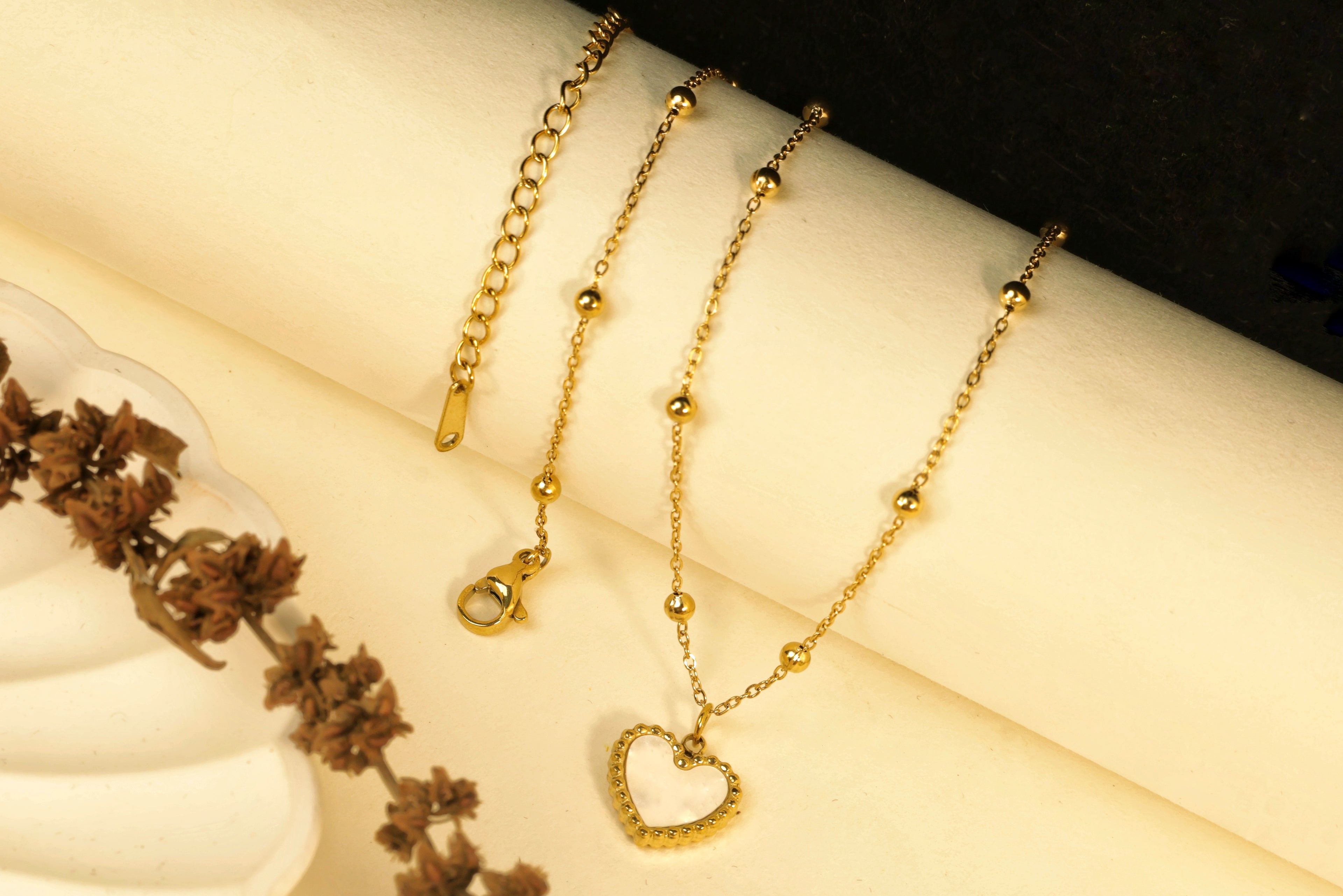 Day & Night Heart Necklace
