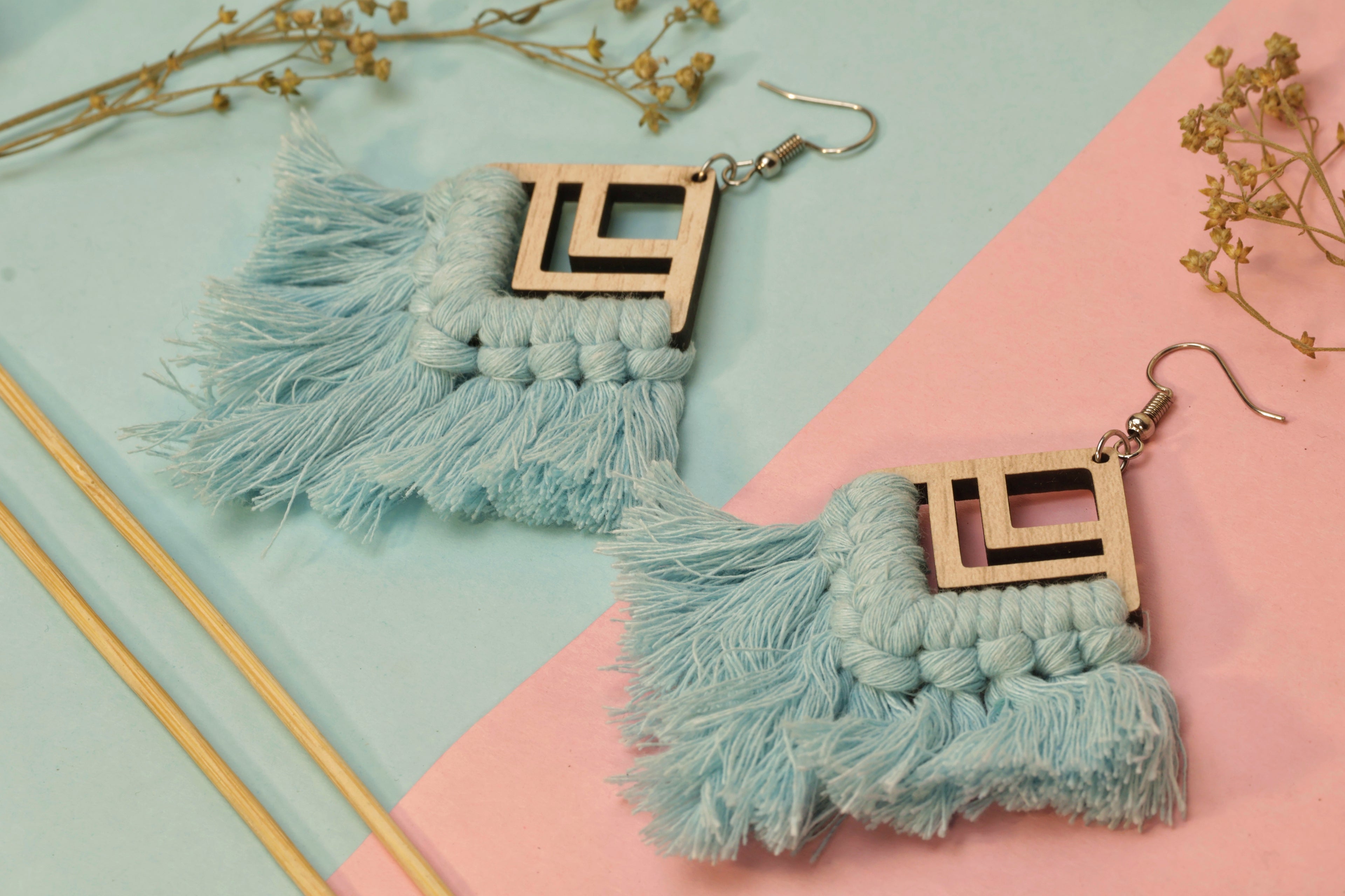 Serene Sky Tassels